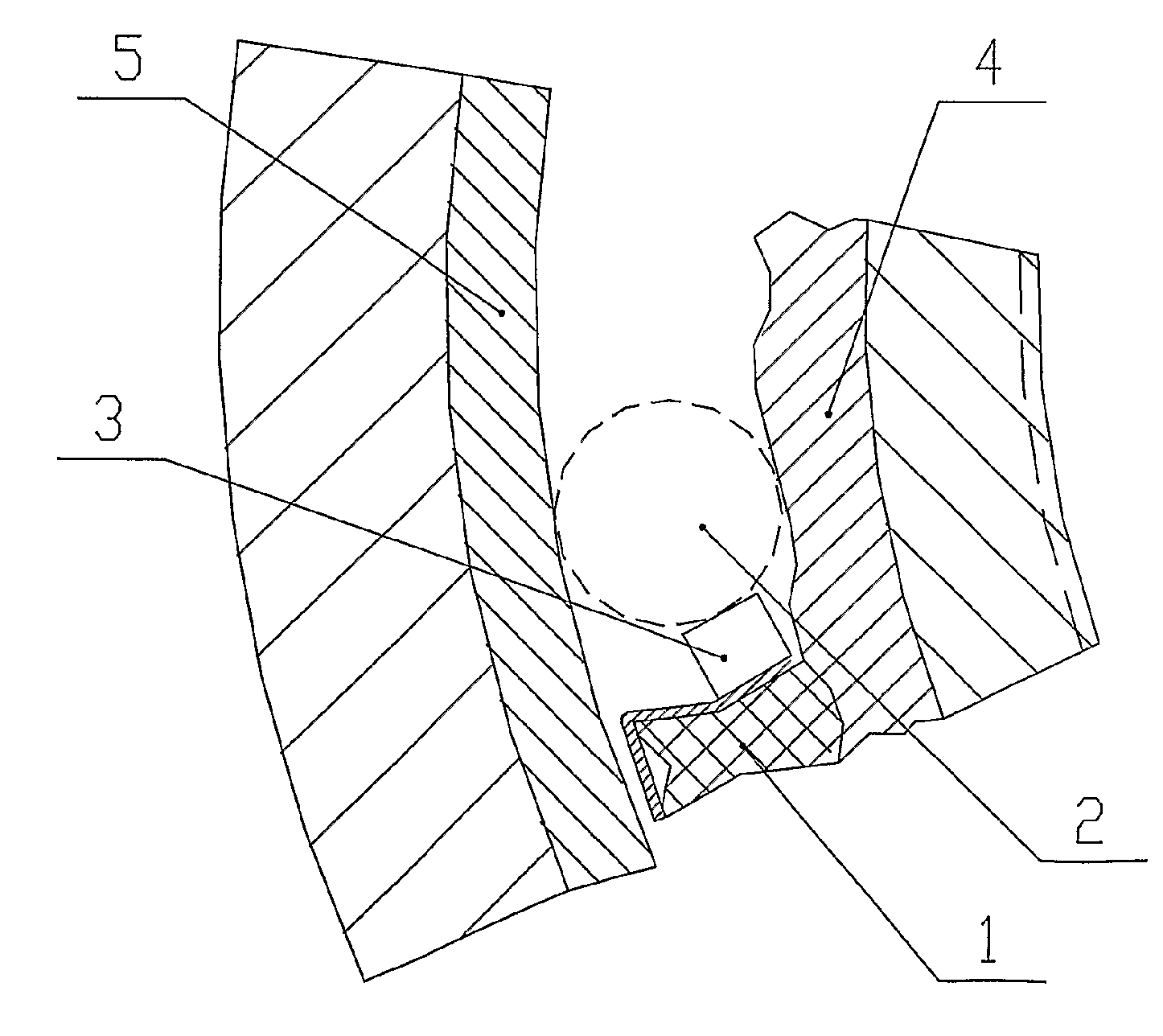 Spring leaf and overrunning clutch provided with the same