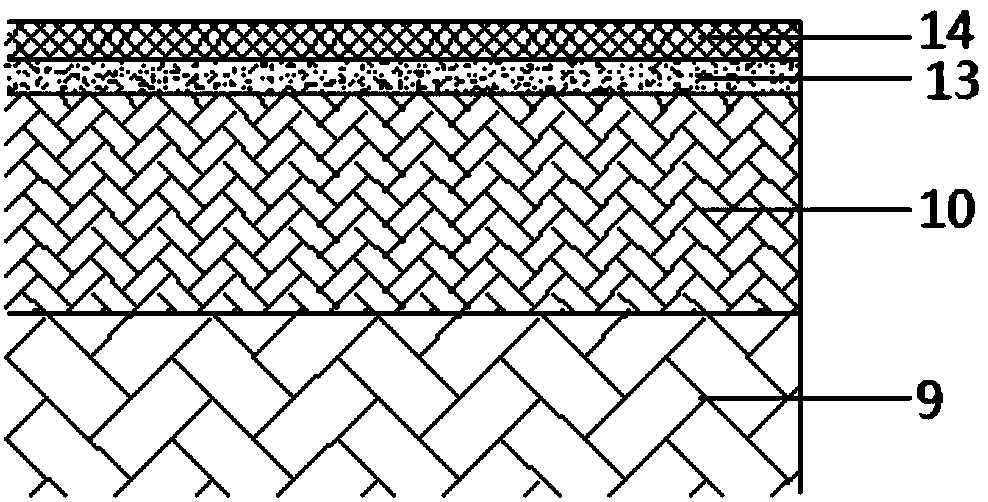 A light-steel keel composite wood wool panel for external hanging wall panel and manufacturing method thereof