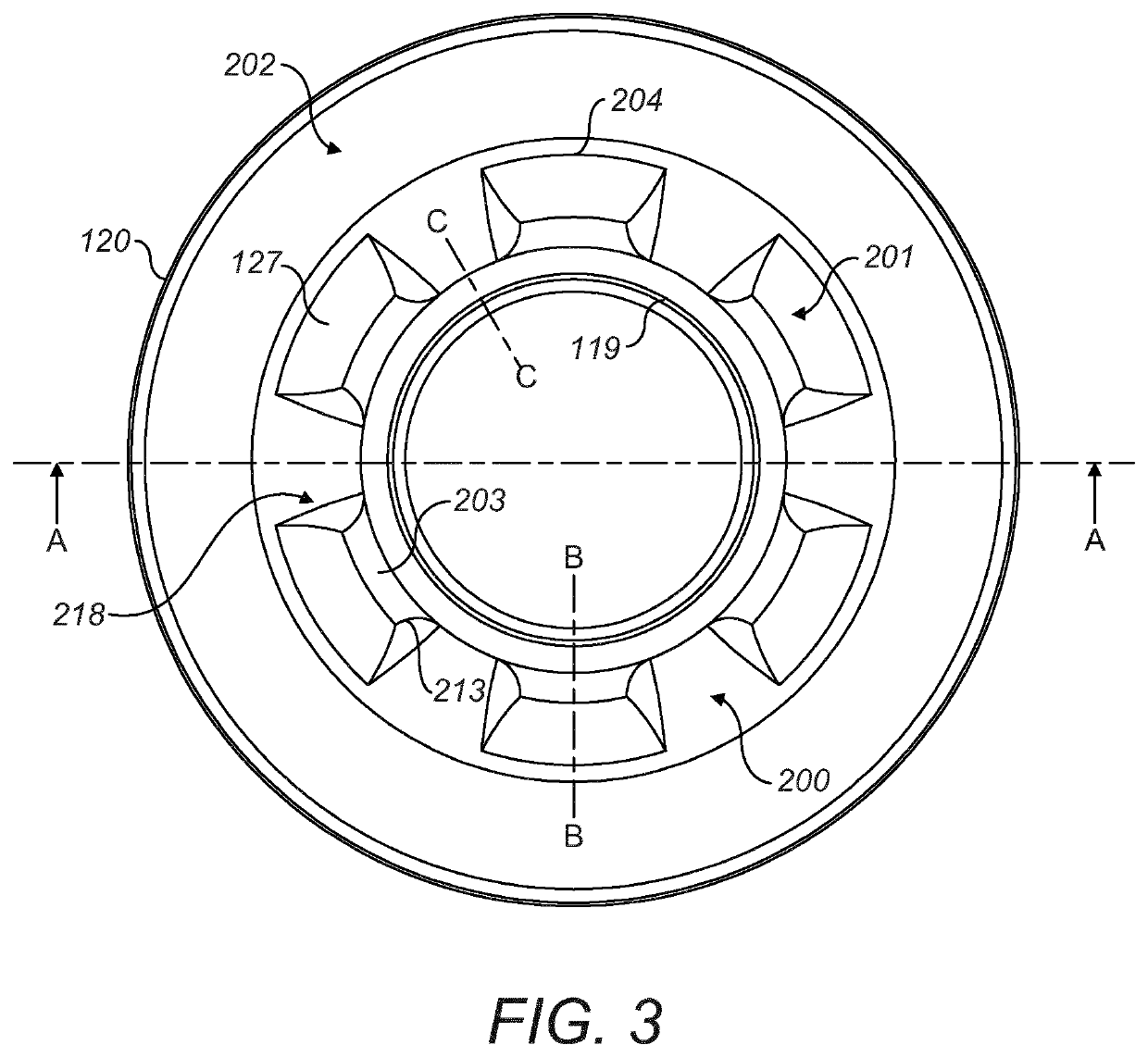 Crushing shell with profiled crushing surface