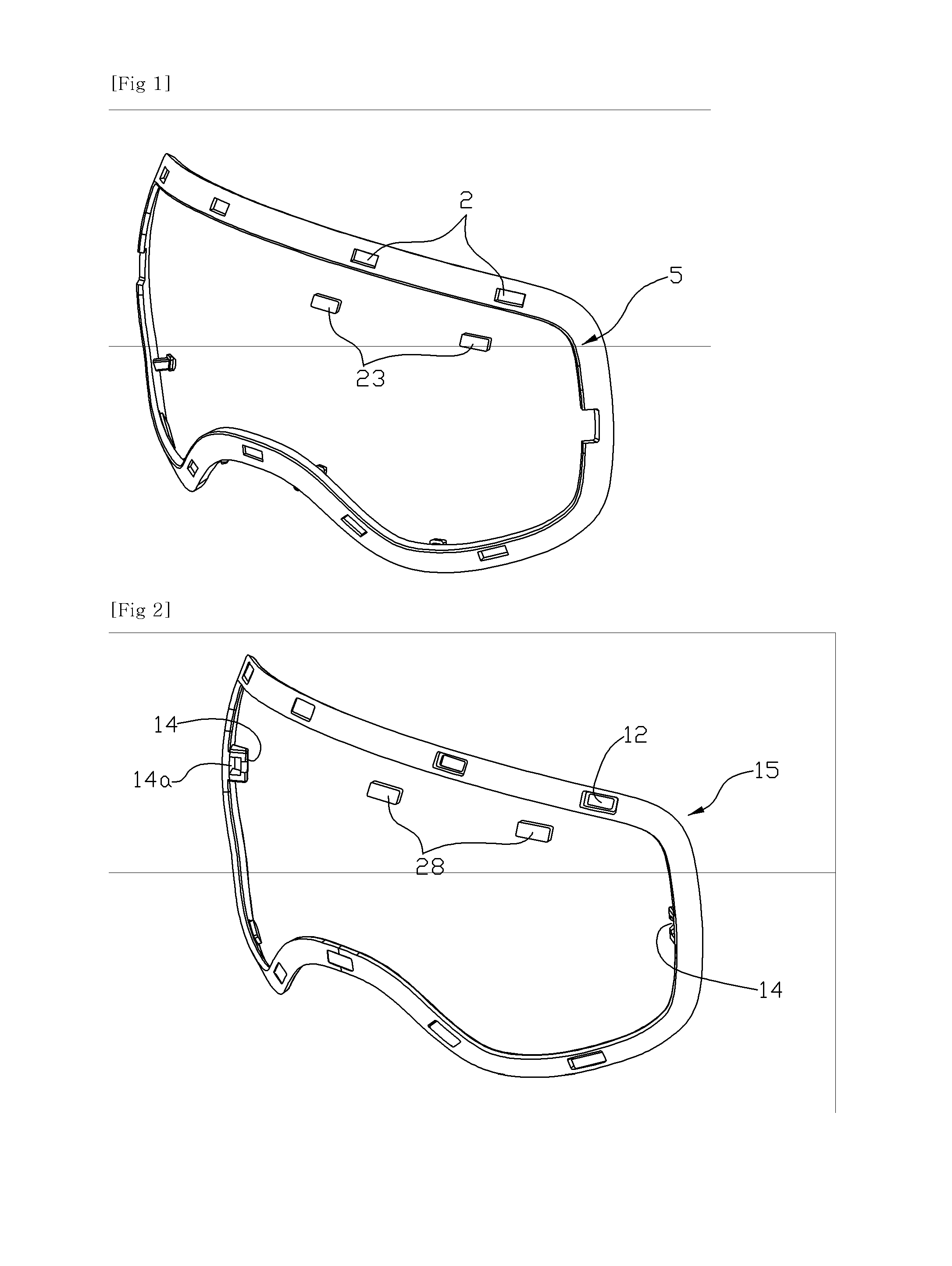 Device for detachably fixing lens on goggles