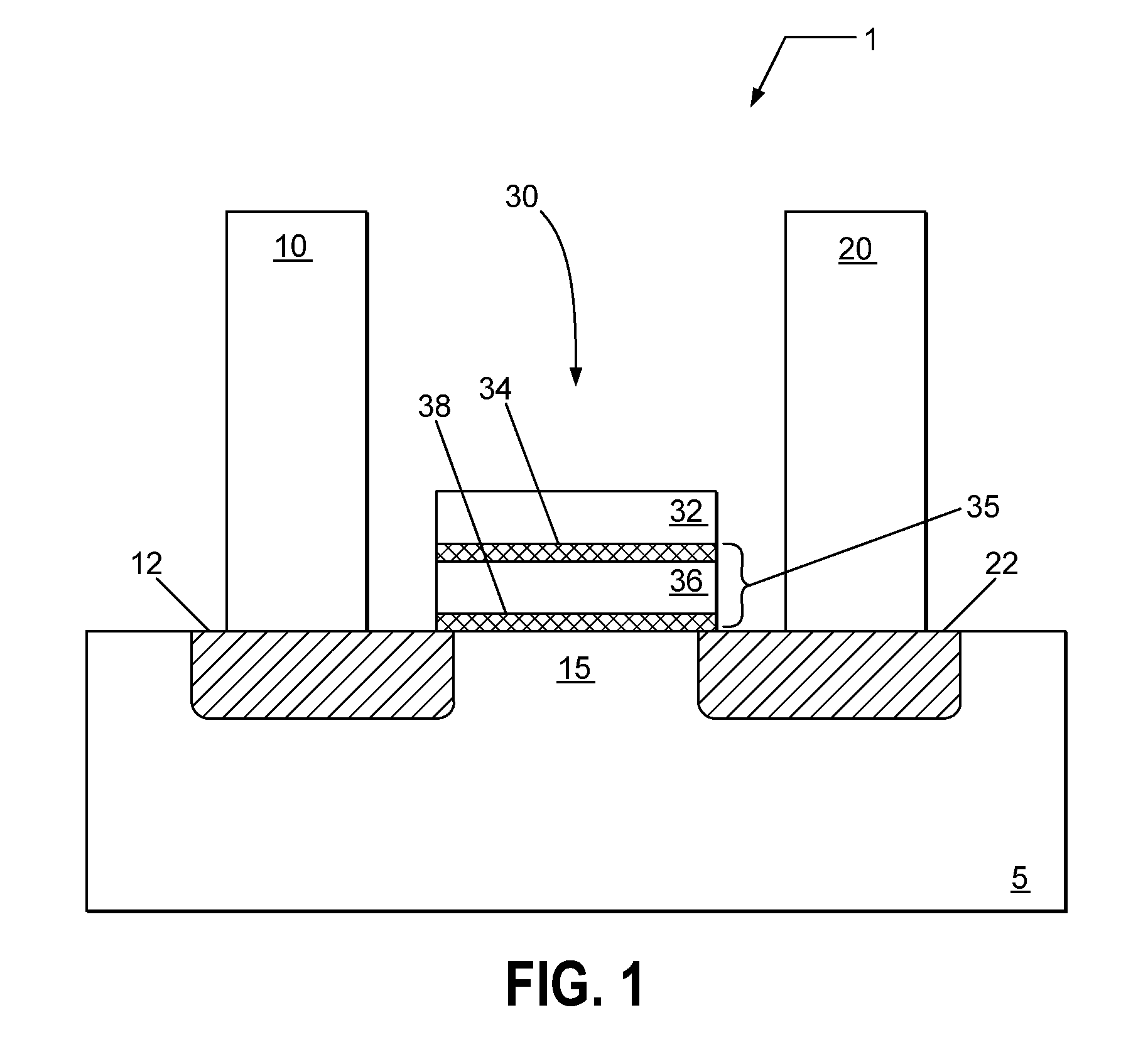 Material infusion in a trap layer structure using gas cluster ion beam processing