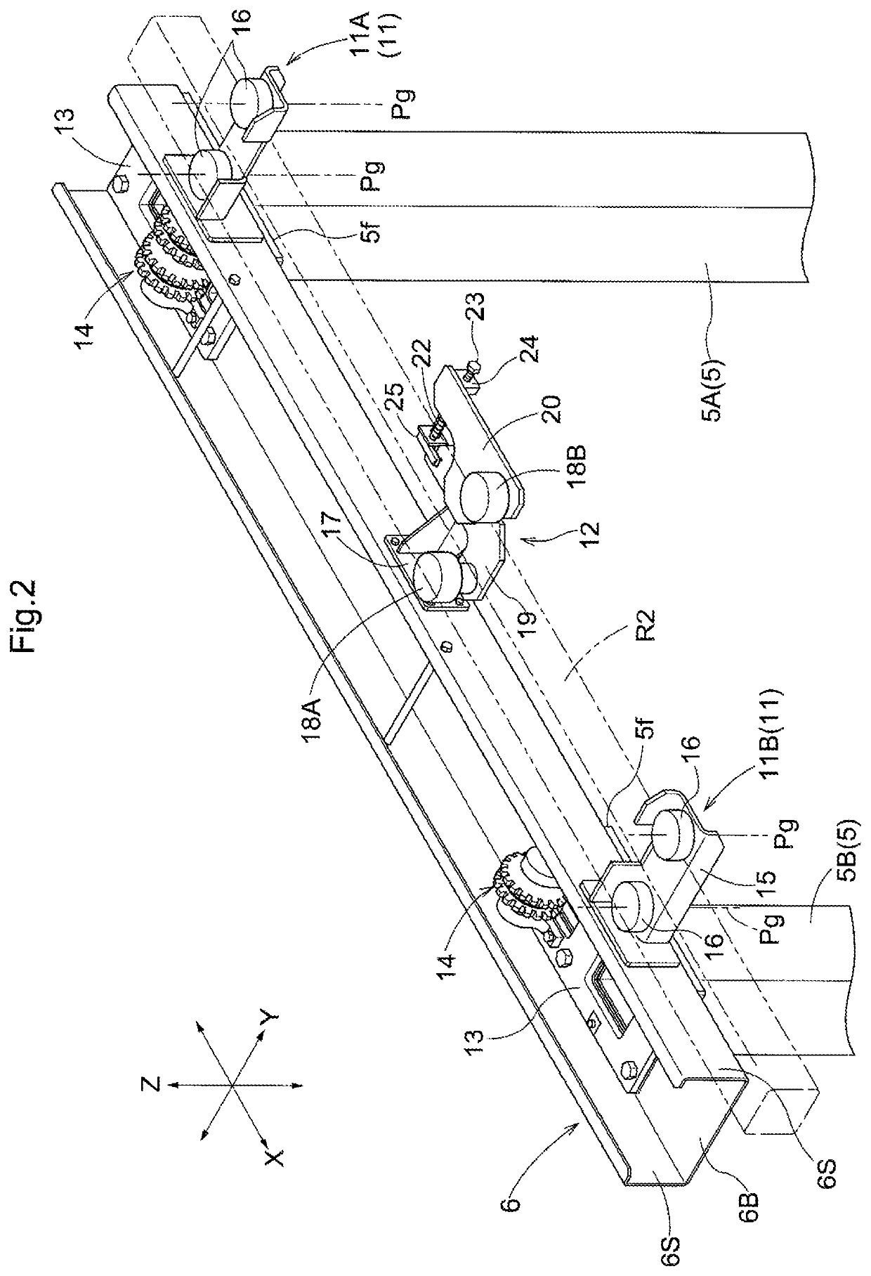 Article transport apparatus