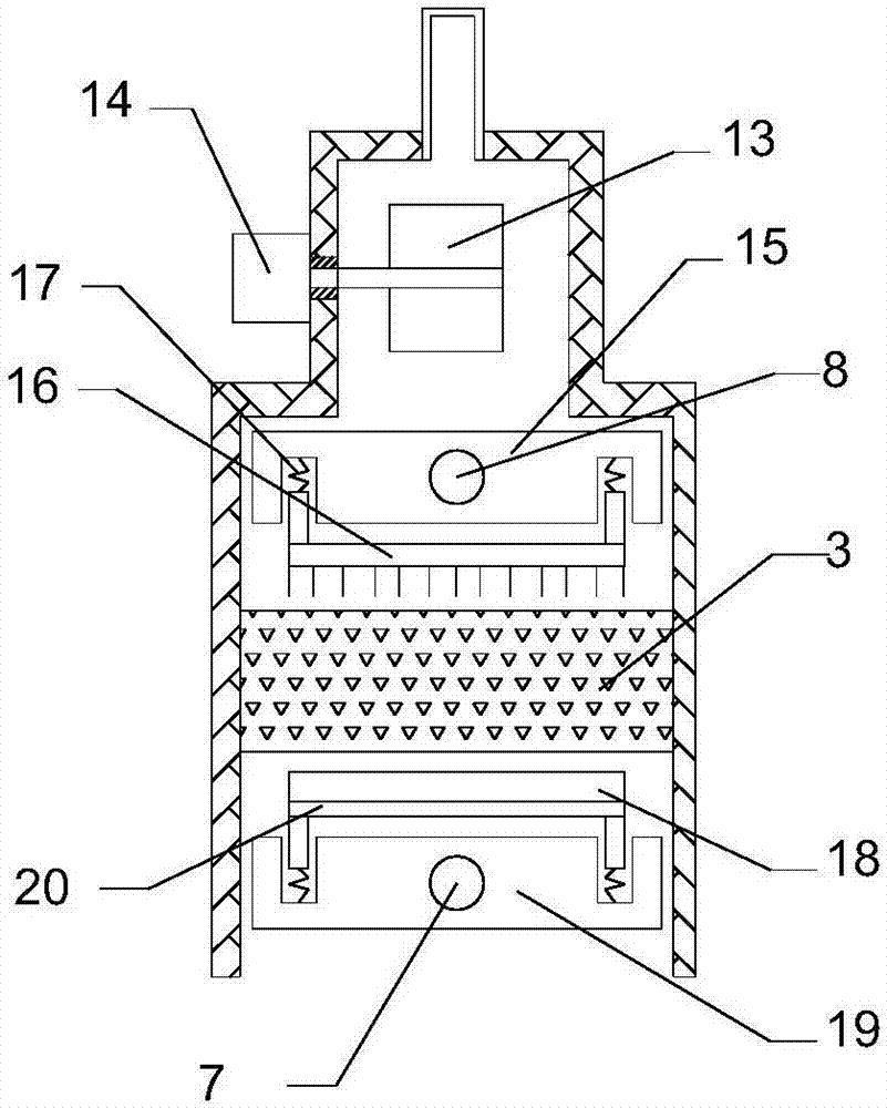 Smoke exhaust ventilator with oil filter net capable of being automatically cleaned