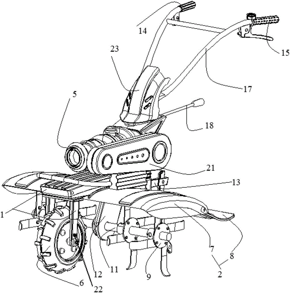 Highly safe farming machine