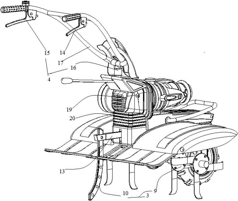 Highly safe farming machine