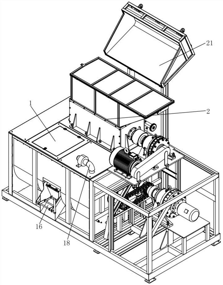 Animal carcass degradation method and animal carcass degradation machine