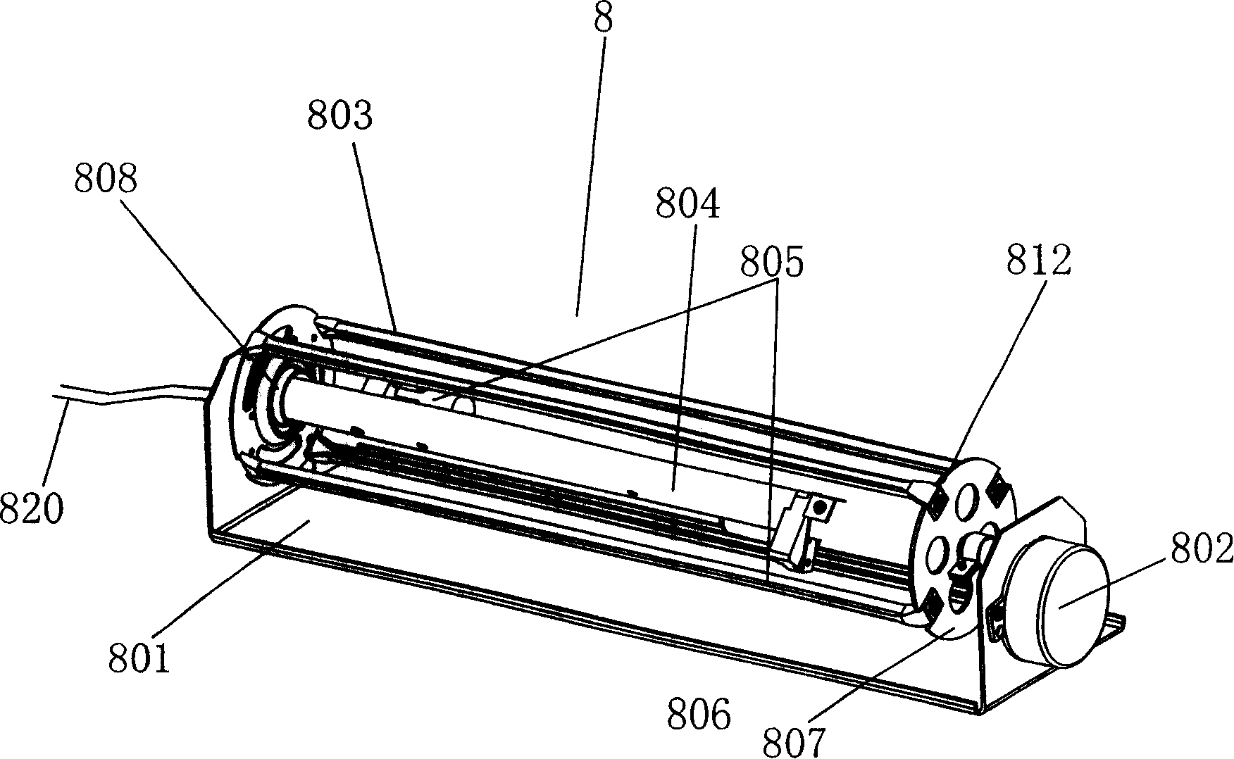 Flame simulating system