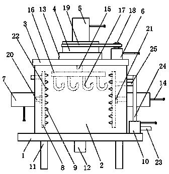 High-efficiency cleaning device for precise workpieces