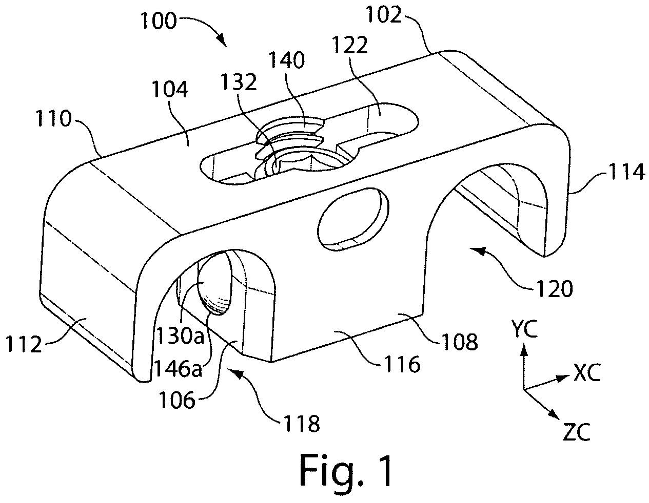 Transverse rod connector