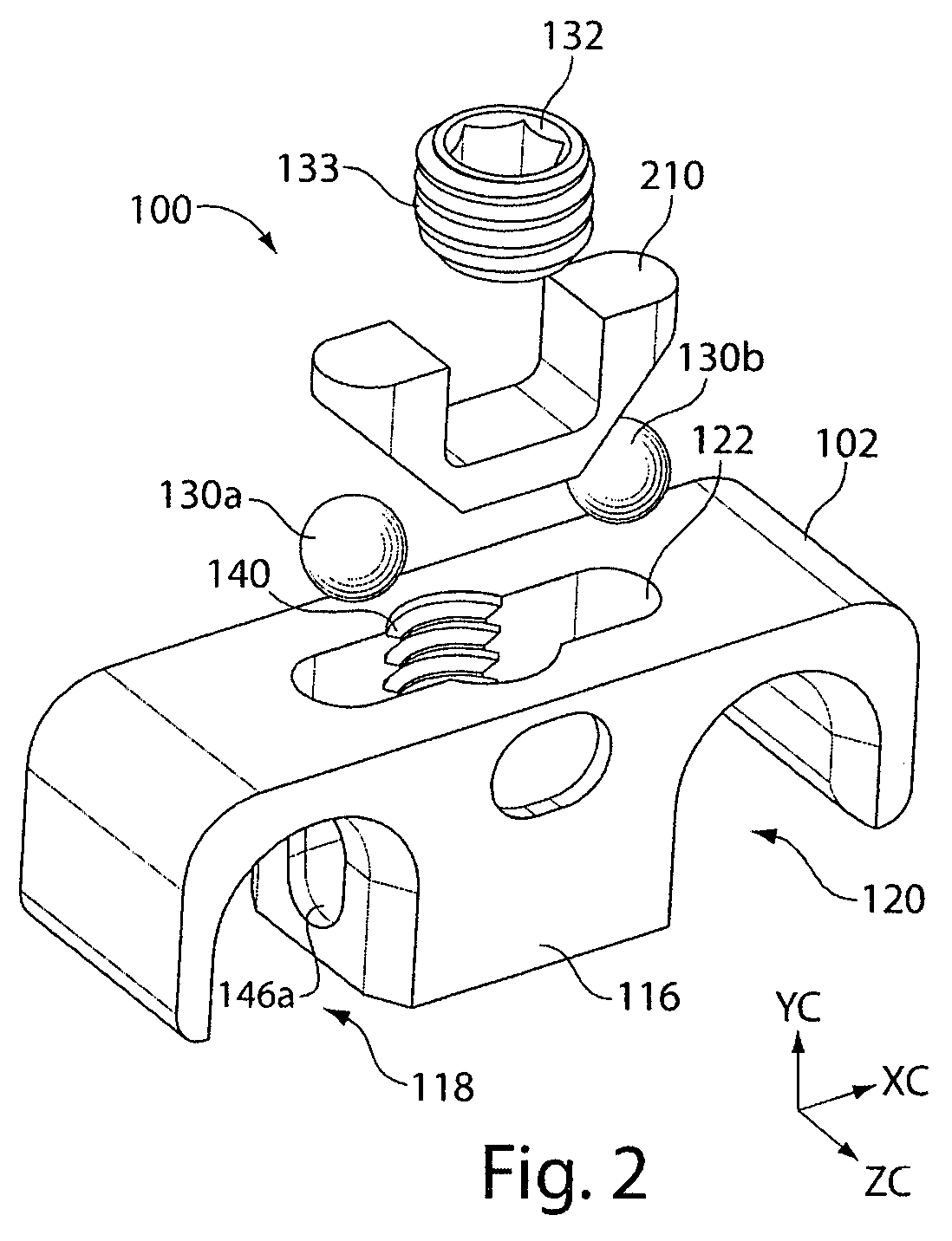 Transverse rod connector