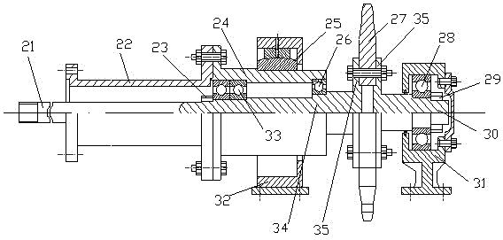 Triangular crawler belt walking mechanism of tractor