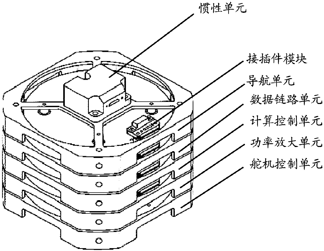 Missile-borne single-machine interconnection system