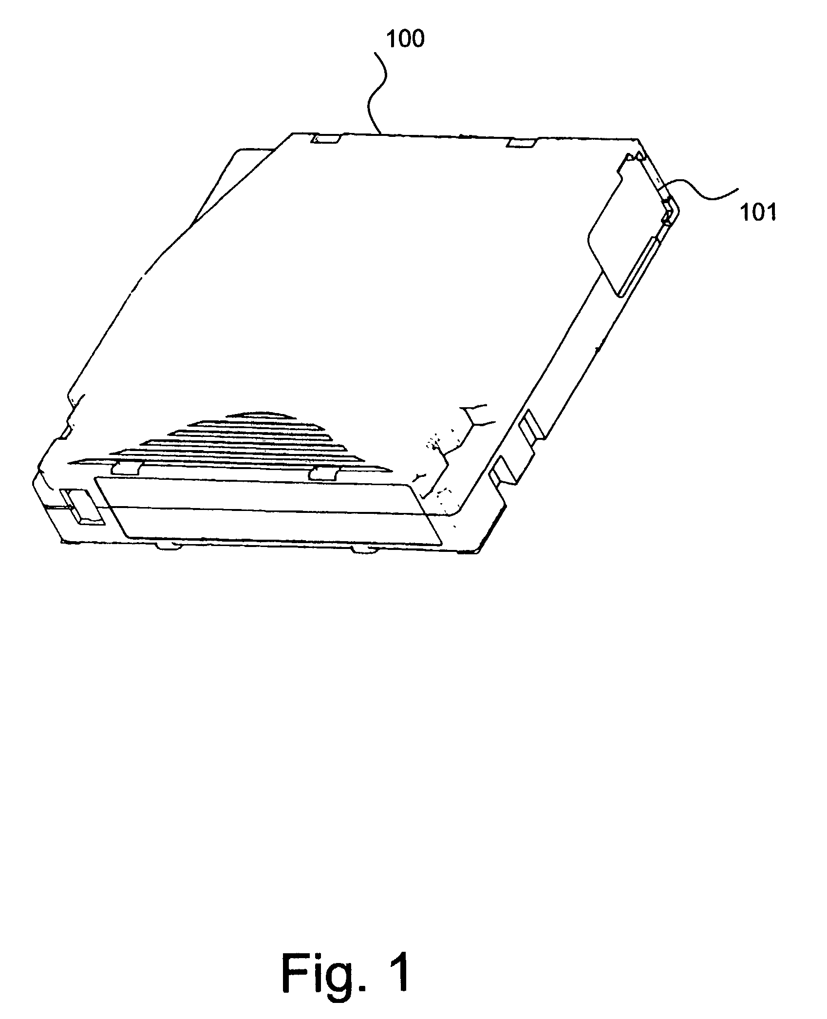 Data storage media having integrated environmental sensor