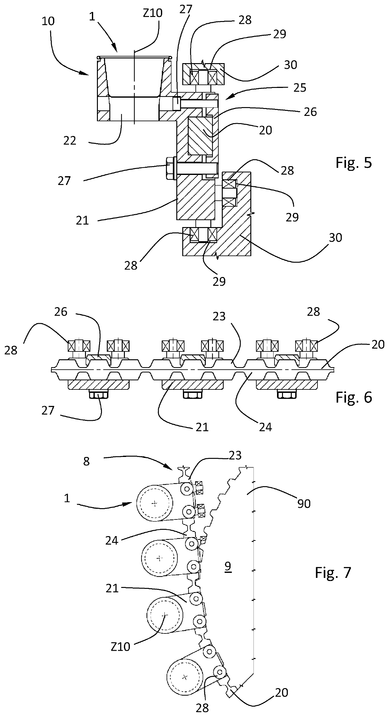 Machine for packaging single use capsules for beverages