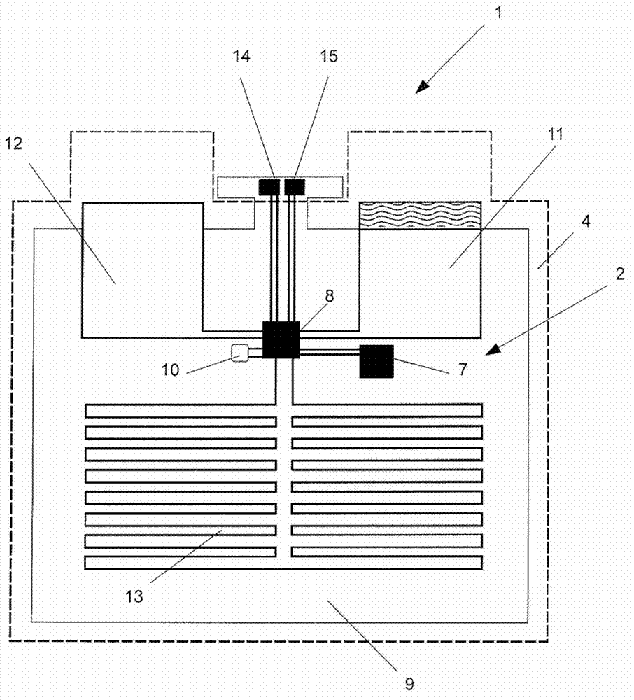 Monitoring system for an energy storage cell