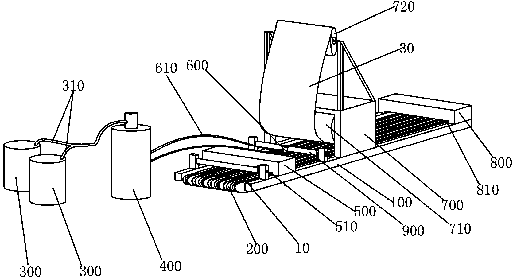 Production technology and equipment for thermal insulating and flame-retardant wall