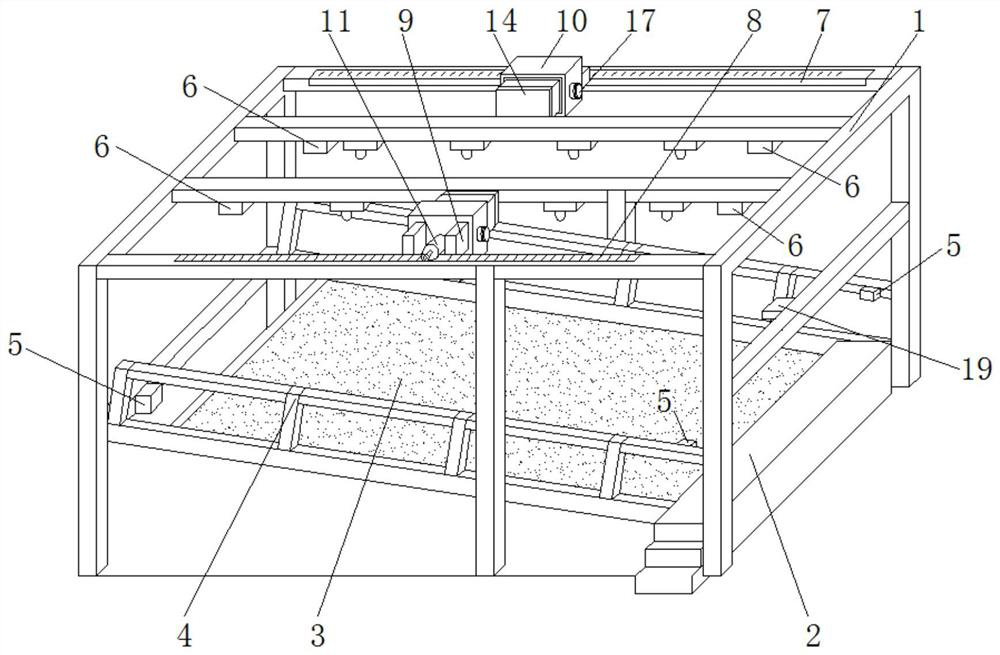 An intelligent simulation indoor skiing virtual reality device with a sound device position adjustment structure