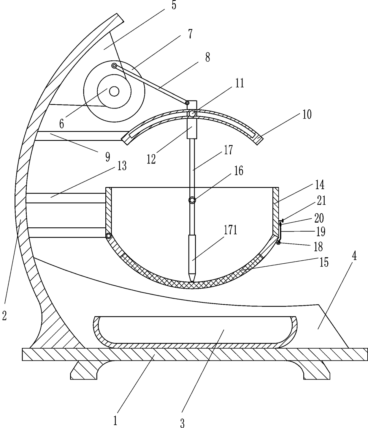 Agricultural peanut screening device