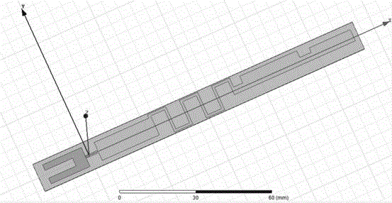 Single-chip rectangular omnidirectional antenna