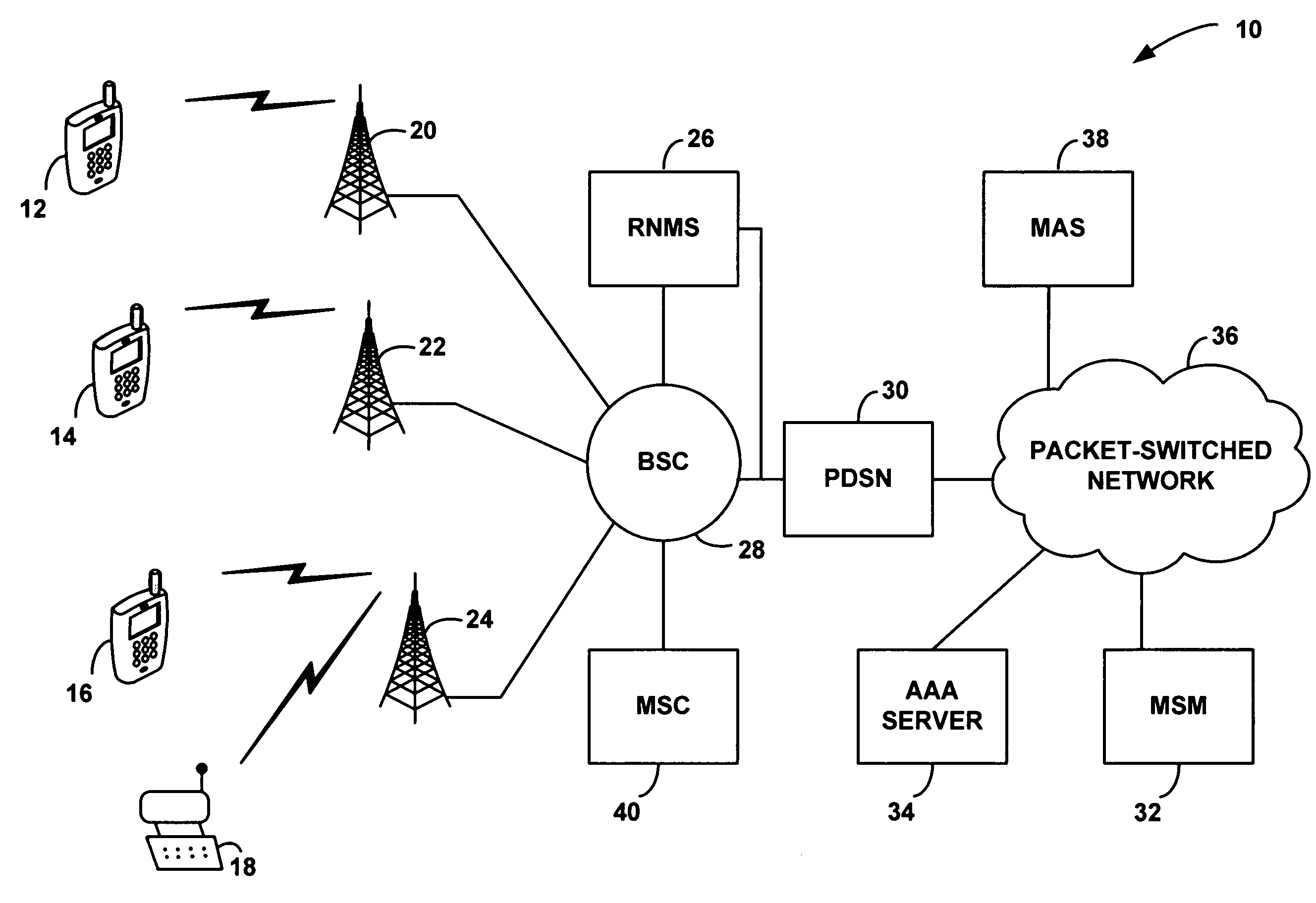 Method and system for multicasting messages to select mobile recipients