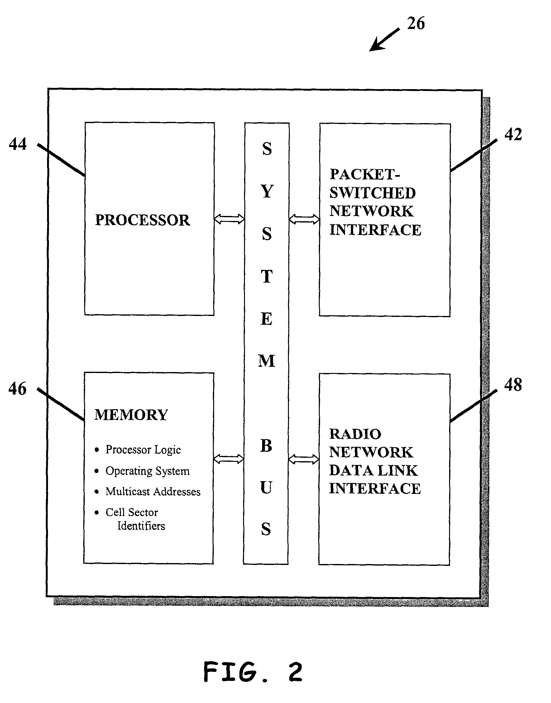 Method and system for multicasting messages to select mobile recipients