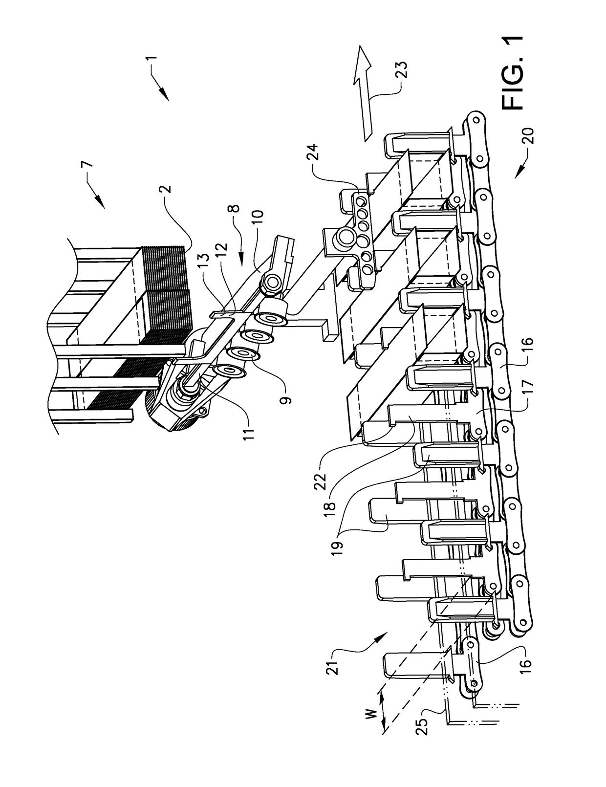Carton feeder device and method for feeding a carton to a conveyor track