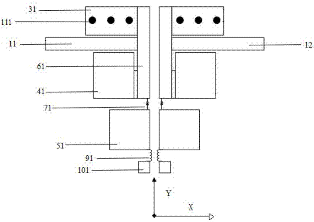 Electric tunable filter with constant absolute bandwidth