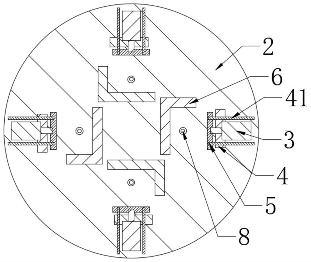 Intelligent street lamp efficient assembling clamp and a using method thereof