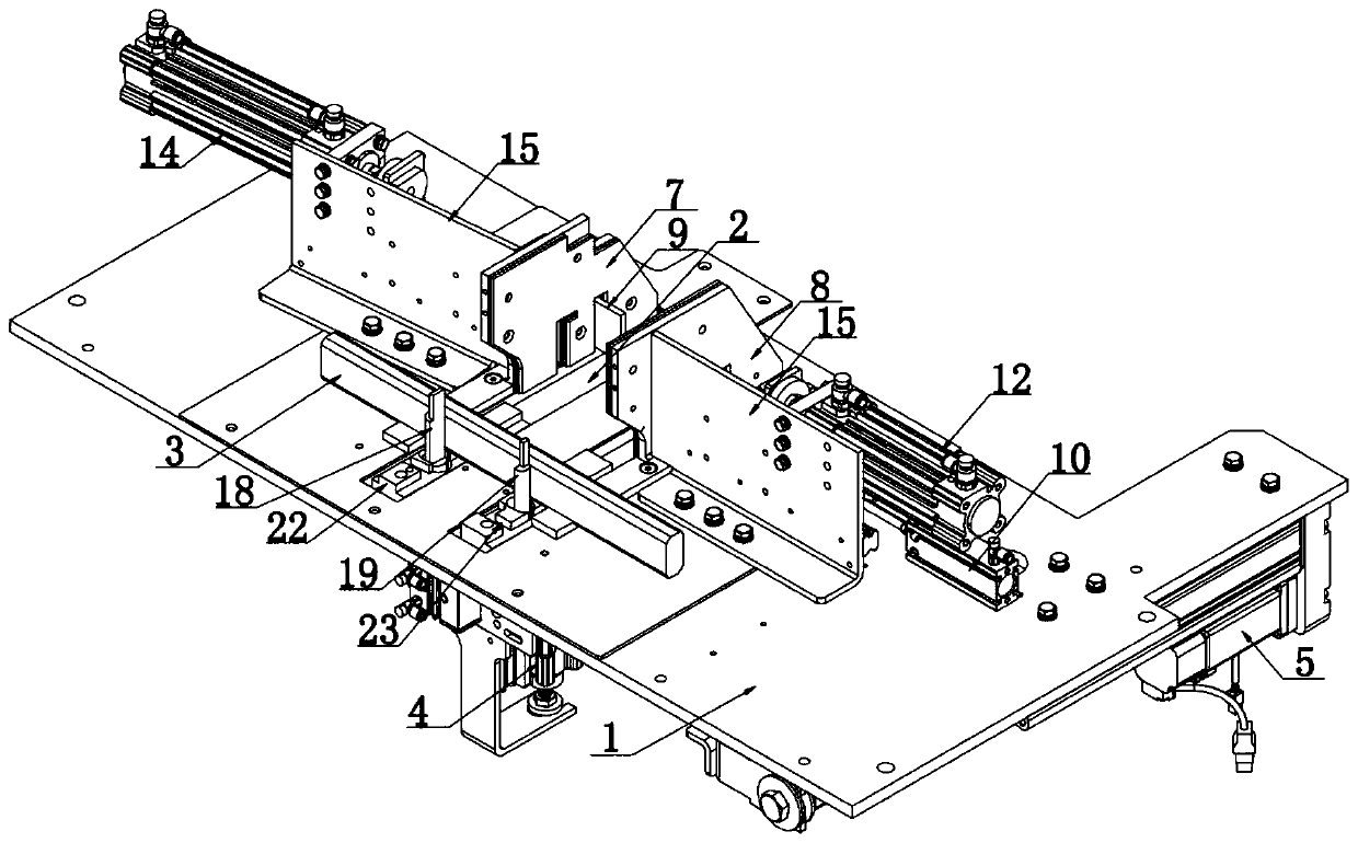 Automatic bean vermicelli bending device