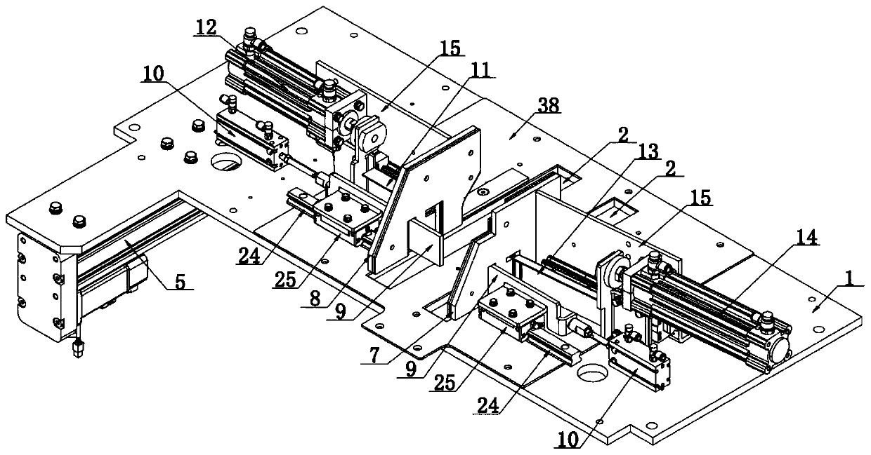 Automatic bean vermicelli bending device