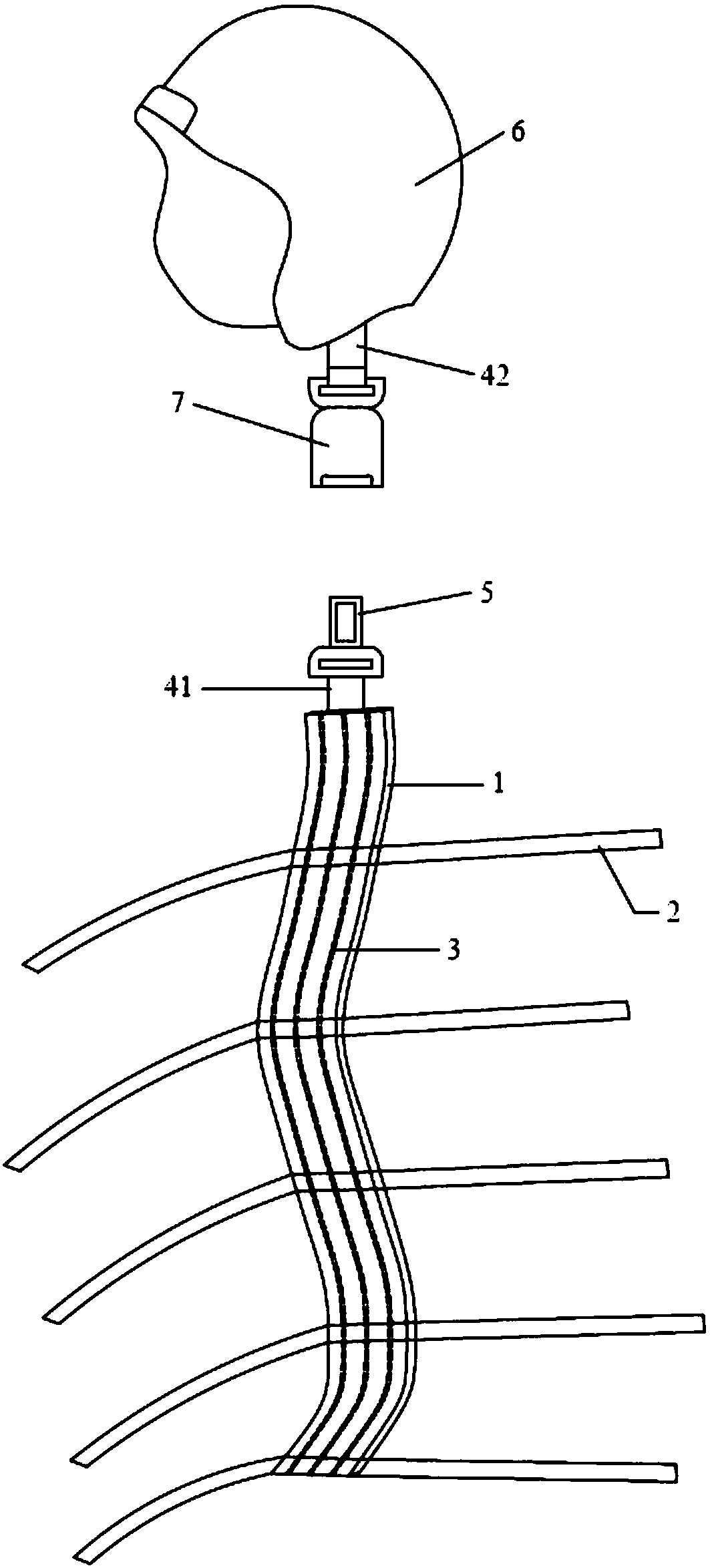 Healthy plaster for training and battling of pilot of aircraft carrier shipboard aircraft