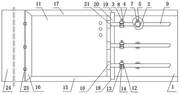 A computer Internet interface protection device and installation method