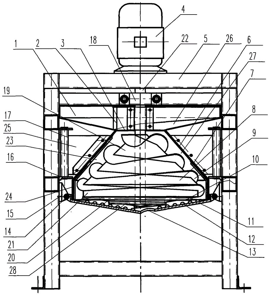 Continuous tea twisting machine