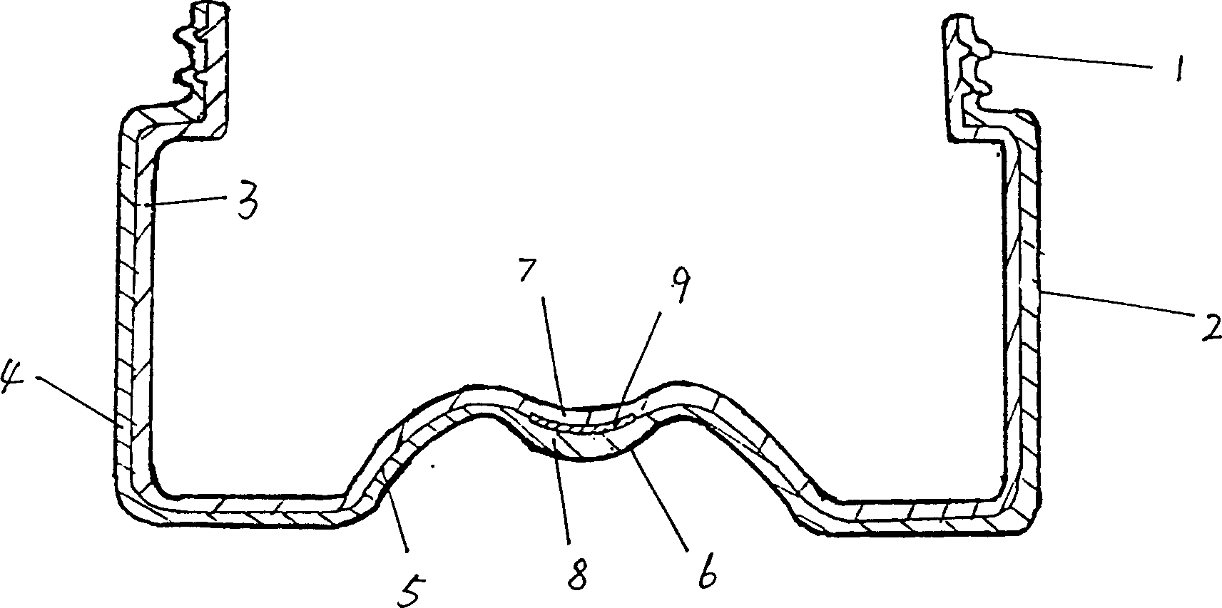 Anti-fake package bottle and its making process