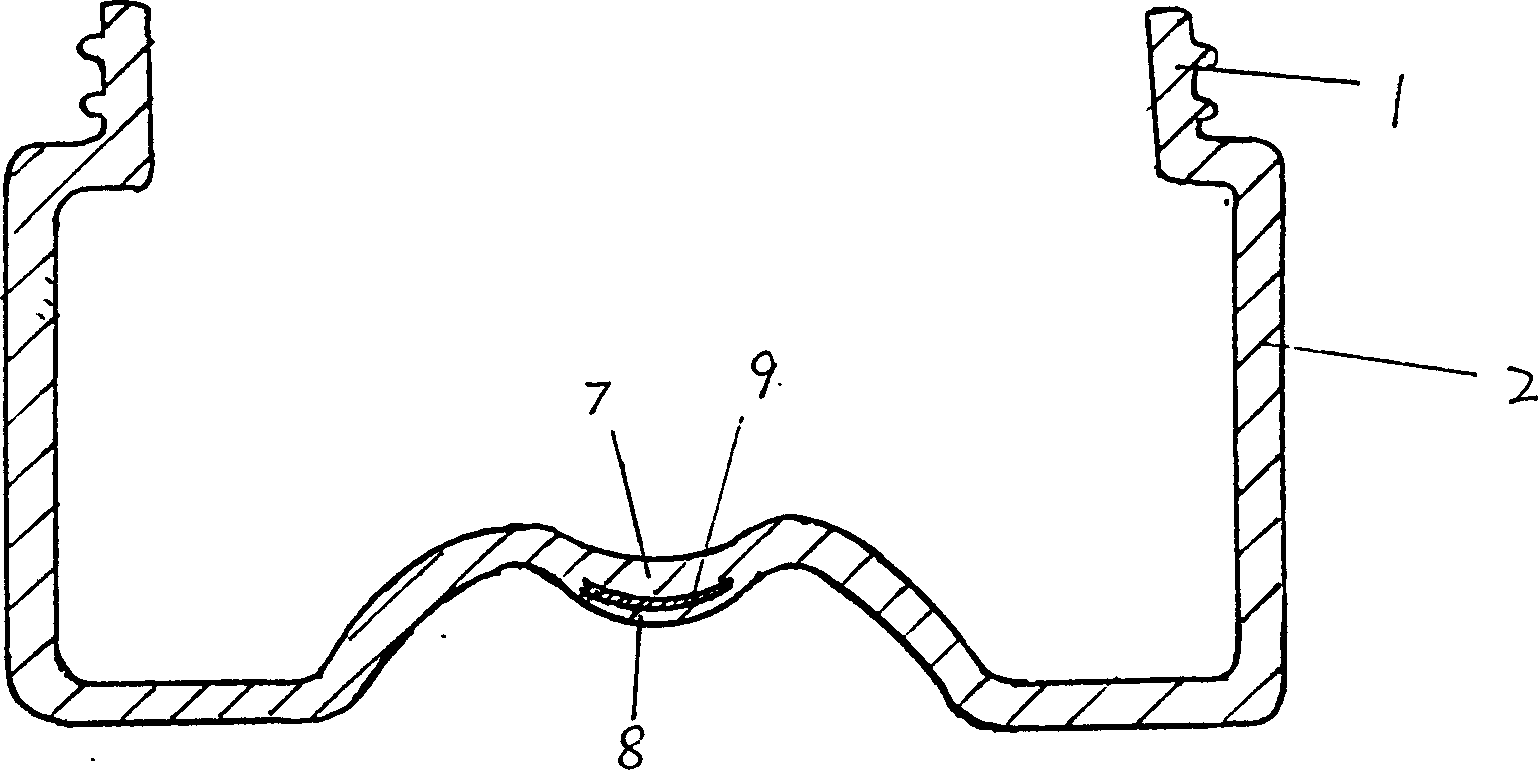 Anti-fake package bottle and its making process