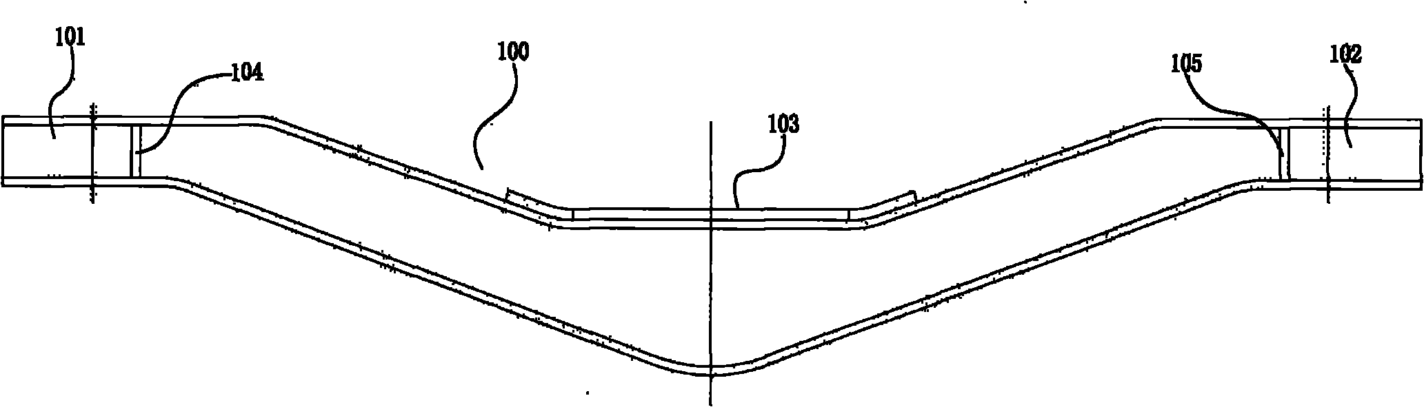 Suspension system with linkage of two vehicle axles