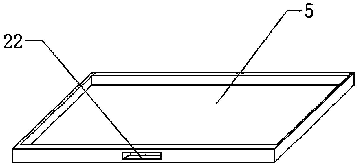 Agricultural product selling rack convenient to move