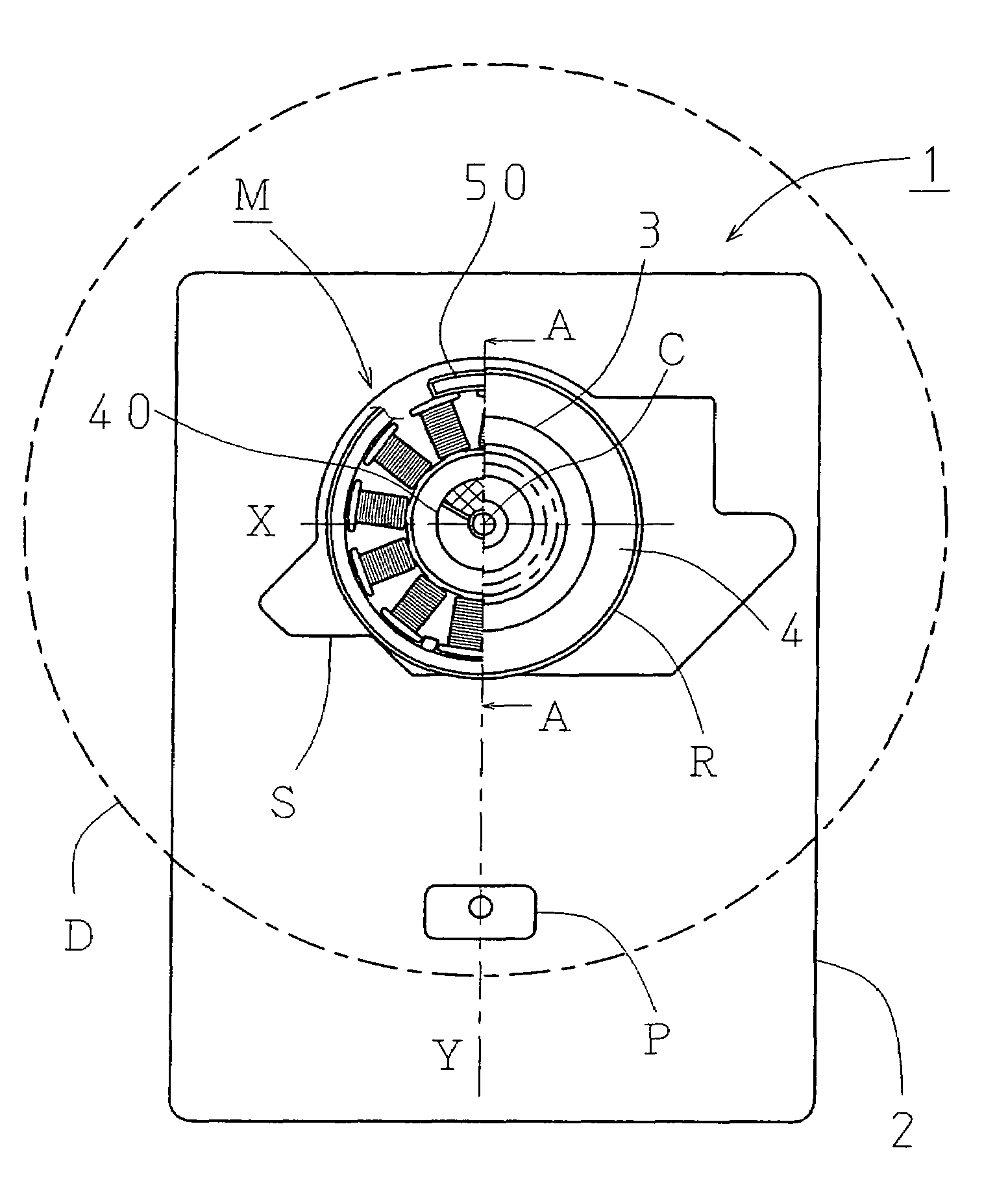 Spindle motor and disk drive unit