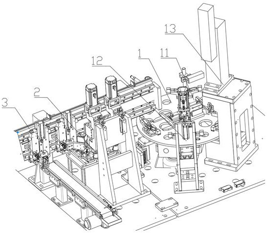 Motor assembly riveting detection mechanism