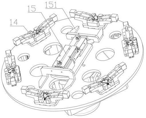 Motor assembly riveting detection mechanism