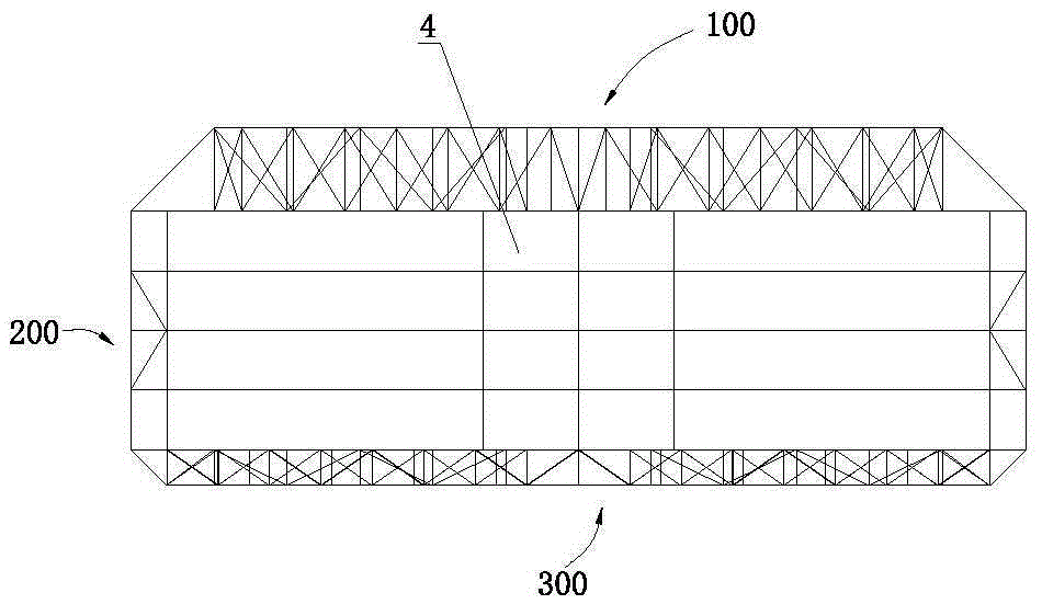 Hollow truss compound core formwork