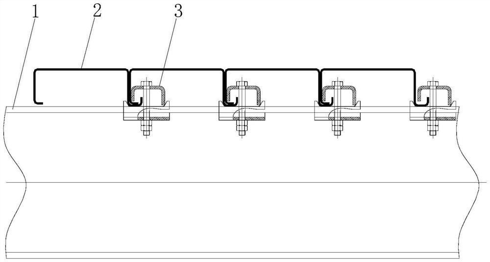 Garage mounting structure