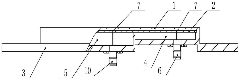 Structure of dual-frequency broadband microstrip antenna