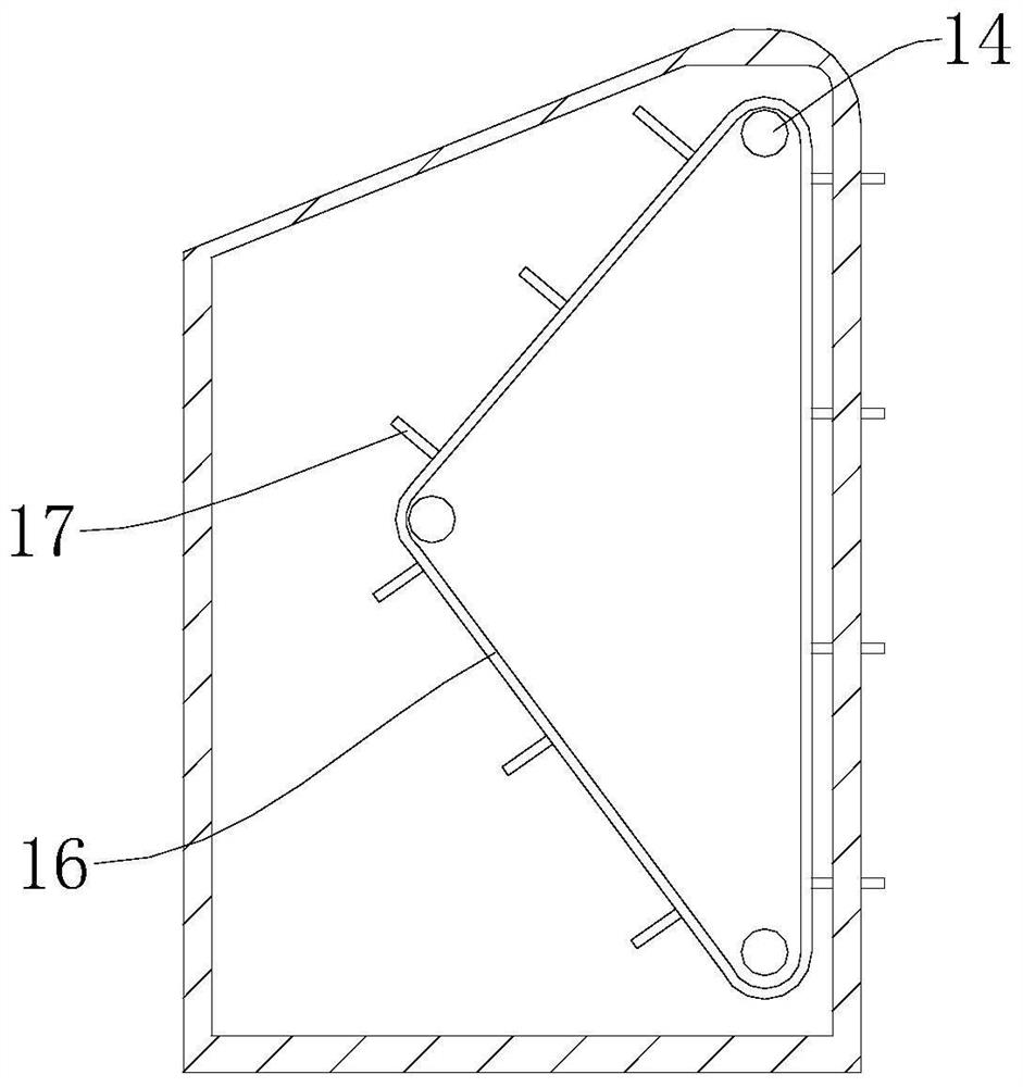 Adhesive tape processing waste collecting device