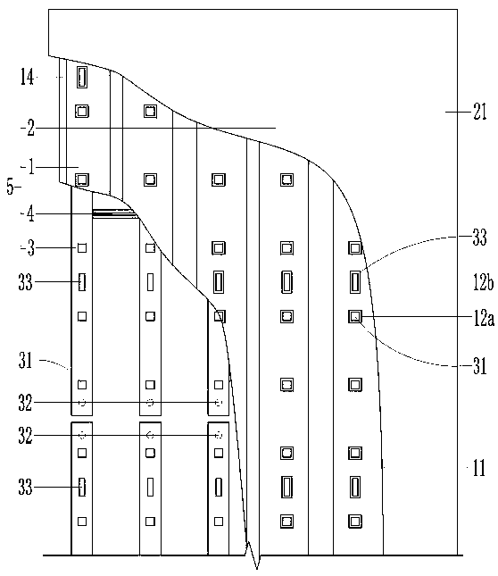 Method for forming modular cambered-surface lamp box