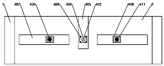 Shock absorption mechanism of intelligent logistics carrying trolley and achieving method