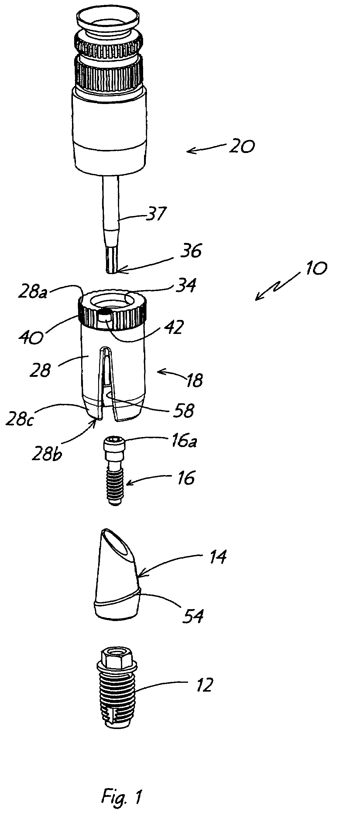 Implant abutment clips