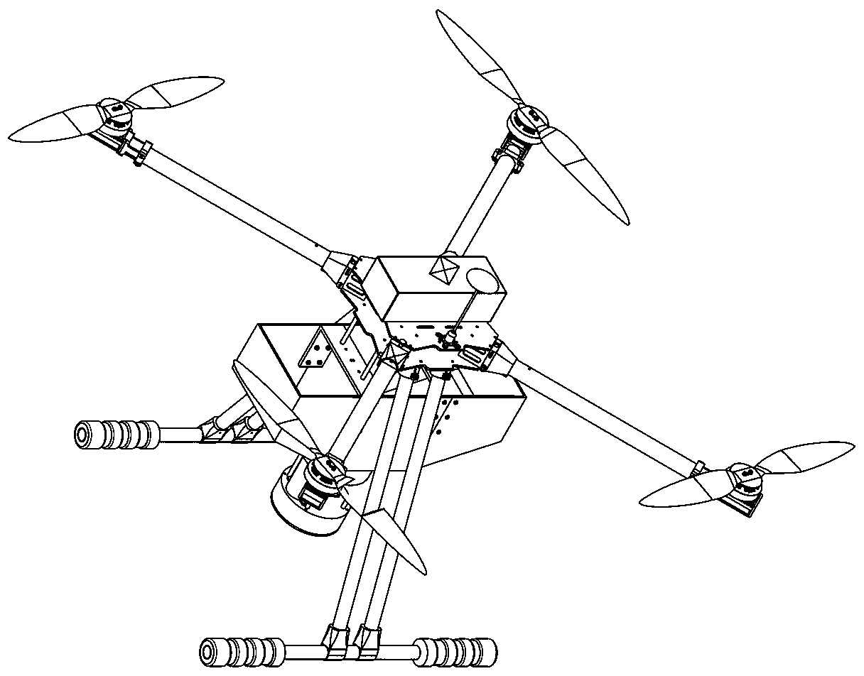 Trichogramma ball releasing device based on unmanned aerial vehicle