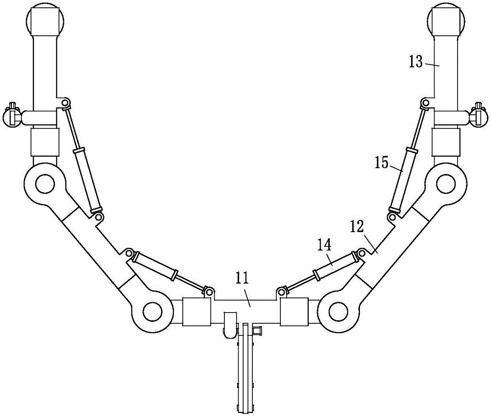 Moveable cycas revolute tiller cutting-off equipment