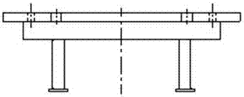 Bonding device and process for core disc air gap cushion block of shunt reactor